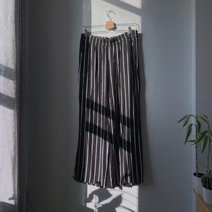 Striped Wide-Leg Pants | H&M